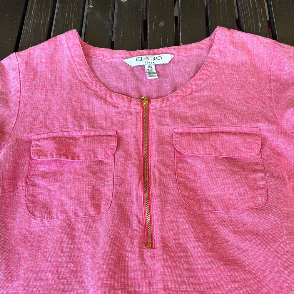 Ellen Tracy Linen Top good condition .
Come from smoke free / pet free home . - Picture 3 of 4